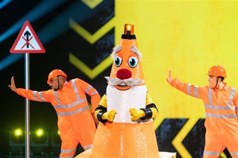 Masked Singers Traffic Cone Rumbled By Eagle Eyed Fans After Huge