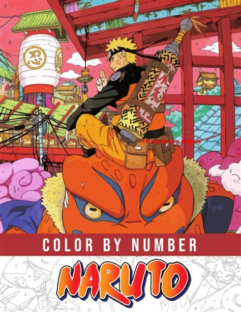 Naruto Color By Number Adventure Fantasy Manga Series Illustration