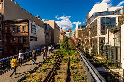 Elevated Park The High Line Is A 145 Mile Long New York City Linear