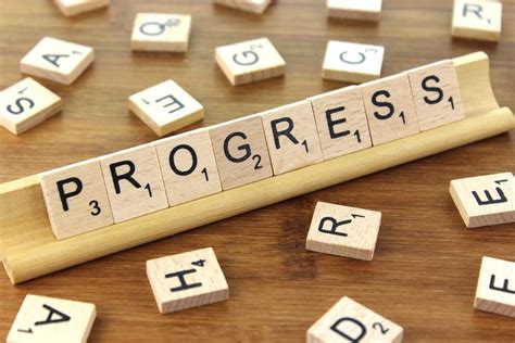 Progress - Free of Charge Creative Commons Wooden Tile image