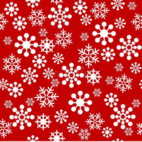 Snowflakes Seamless Pattern Stock Illustration Illustration Of Decor