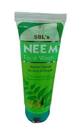 Herbal Green Sbl Neem Face Wash Gel Packaging Size Ml At Rs Piece In Guntur