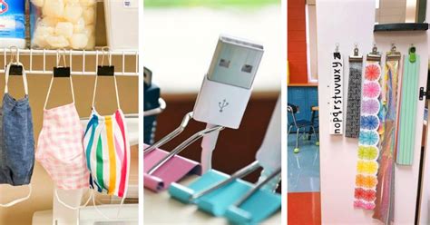 16 Hacks Using Binder Clips That Will Change Your Life