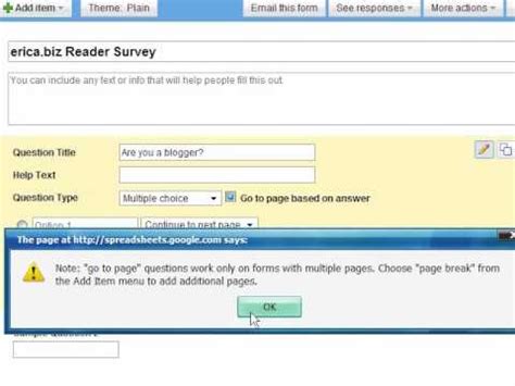 Create a free google poll. Create a Free Online Survey Using Google Docs (Free Online ...