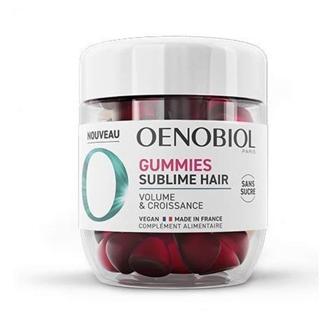 Oenobiol Gummies Sublime Hair Cheveux Volume And Croissance Sans Sucre