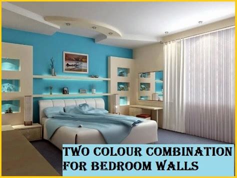 50 Two Color Combination Ideas For Bedroom Walls Home Design Ideas