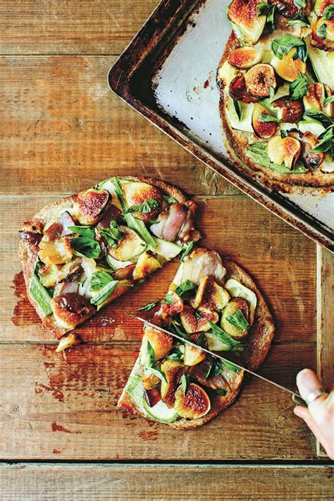 Sweet And Savoury Honey Fig Bacon And Zucchini Pizza Recipe