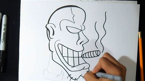 Por ultimo para terminar te dejo estas ilustraciones para dibujar que puede ser tanto para un papel y luego hacerte un tatuaje con tu amado o amada, como simplemente para disfrutar y dibujar para pintar o colorear. cómo dibujar personaje con cigarro Graffiti | Wizard art ...
