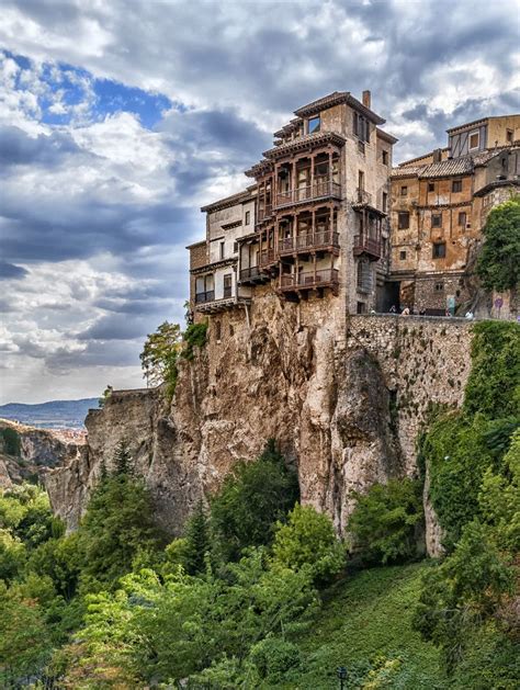 Cliff Hanging Houses Of Cuenca Madrid Travel Places To Visit Spain