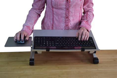 Fits all standard keyboards including large print keyboards. Amazon.com : Uncaged Ergonomics (WEKTb) WorkEZ Keyboard ...