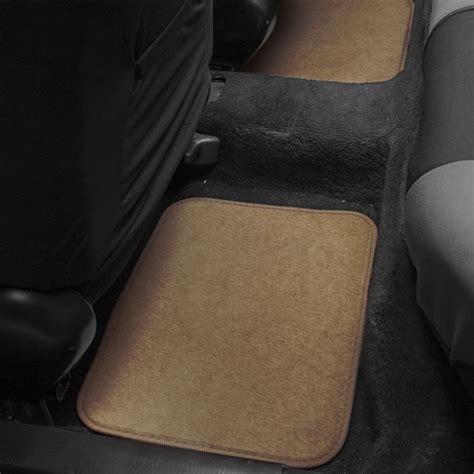 4pcs Floor Carpet Mats For Universal Auto Car Suv Van Beige W Gray