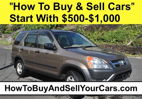 Not only is it a marketplace for clothes, furniture, and cars, but it also hosts listings for services like house cleaning, yard work. How To Buy And Sell Cars - Start WIth $500?