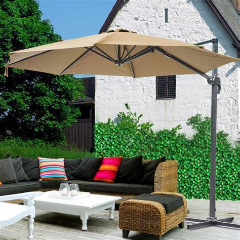 Quickly find the best offers for patio canopy uk on newsnow classifieds. 10' Cantilever Roma Offset Umbrella Patio Outdoor Hanging ...