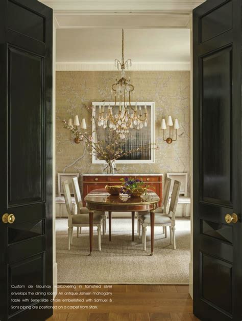 Suzanne Kasler Milieu La Dolce Vita Dining Room Neutral Dining Room