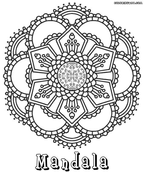 Intricate Mandala Coloring Pages Coloring Pages To Download And Print