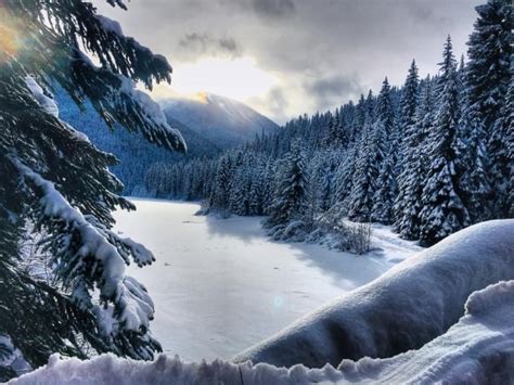 Heres What British Columbia Looked Like Sprinkled With Snow Over The