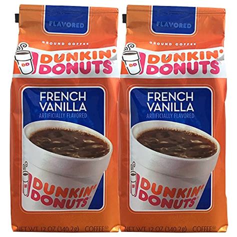 Dunkin Donuts French Vanilla Ground Coffee Pack Of 2