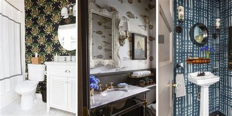 These Bathrooms Will Inspire You to Go Bold with Wallpaper | Bathroom