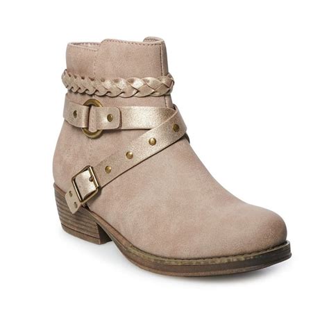 SO Dakota Girls' Ankle Boots, Girl's, Size: 13, Light Grey in 2020 | Girls ankle boots, Boots ...
