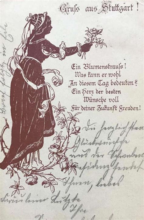 Eine Der ältesten Ansichtskarten Mit Einem Stuttgart Motiv Stuttgarter Zeitung