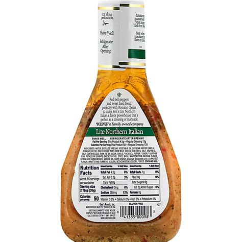 Kens Steak House Dressing And Marinade Lite Northern Italian 16 Fl Oz
