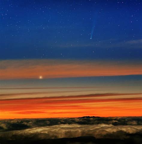 Comet Ison Seen From Gran Canary At Dawn Of November 21 2013 Lower