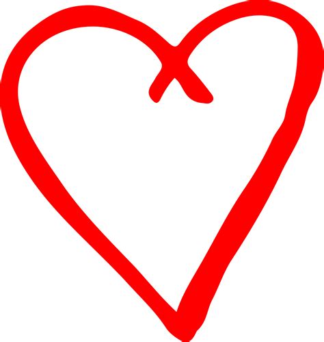Heart Drawing Png Transparent Png Download