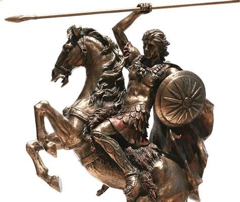 Amazonde Alexander Der Große Auf Pferd Griechisch King Warrior Statue