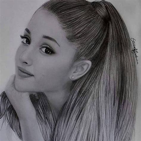 Ariana Grande Drawing Easy Drawings On Youtube Art Of Wei Follow