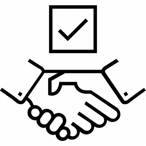 Approved Commitment Deal Partnership Shakehand Icon Download On Iconfinder
