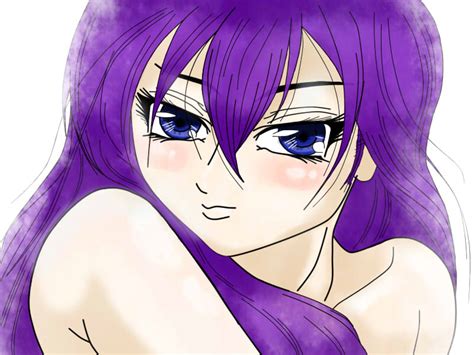 Anime Purple Hair Girl By Chihirosalamander On Deviantart