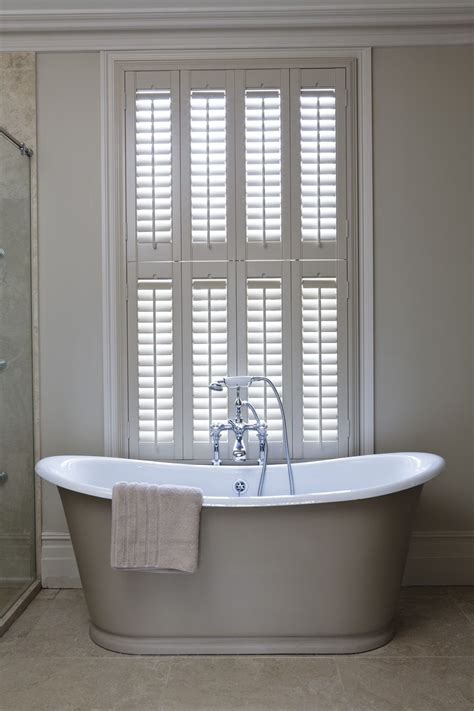 The humid atmosphere in a bathroom can cause a range of problems for regular window coverings. Santa Fe Shutters | Home | Sunroom window treatments ...