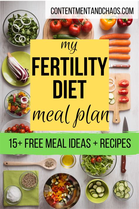The Best Fertility Diet Meal Plan Recipes • Contentment Chaos