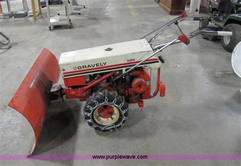 Gravely 526 Snow Plow In Des Moines Ia Item 5322 Sold Purple Wave