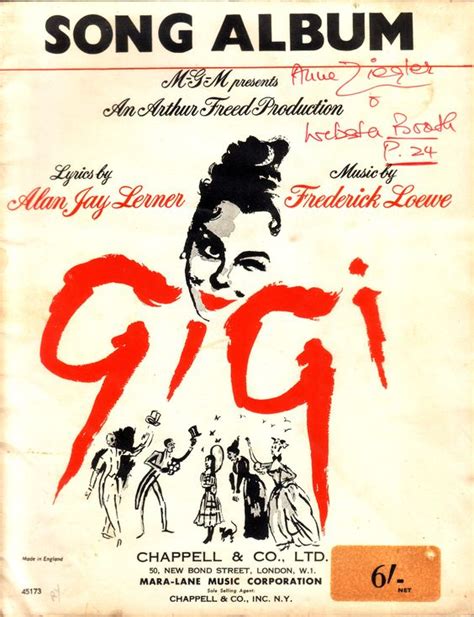 Gigi album cover | Sheet music covers | Pinterest | Album covers and Album