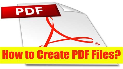 How To Create Pdf Files From Any Application Youtube
