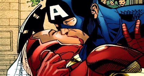 captain america and iron man are legally married in another universe laptrinhx