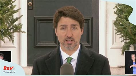 Prime Minister Justin Trudeau Canada Coronavirus Press Conference Transcript March Rev Blog