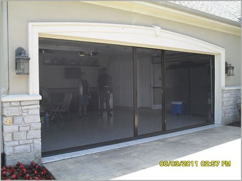You may think all screen doors are made the same: Auto Garage Door Screen | Sliding screen doors, Garage ...