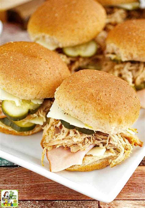 Cuban Sliders Recipe This Mama Cooks On A Diet