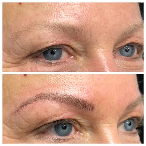 Minimalism Before And After Eyebrow Tinting Before And After Transformation Tricia Affecke