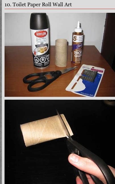 diy toilet paper roll wall art musely