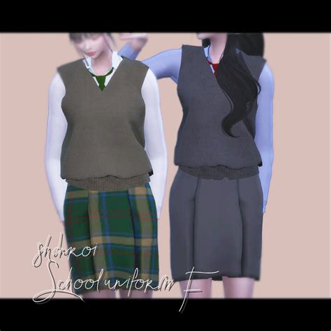 Shendori School Uniformf ᐛ Topbottomacc ᐛ New