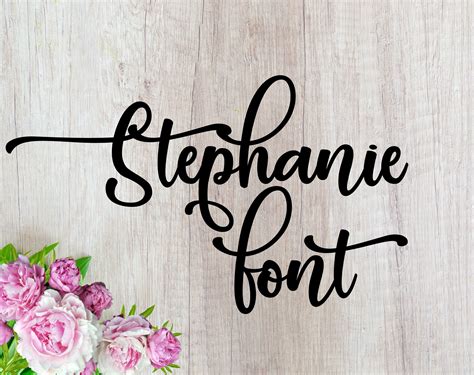 Stephanie Font Cursive Font Svg Font Svg Font Otf Svg Fonts Script Font