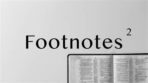 Footnotes Episode 3 Youtube
