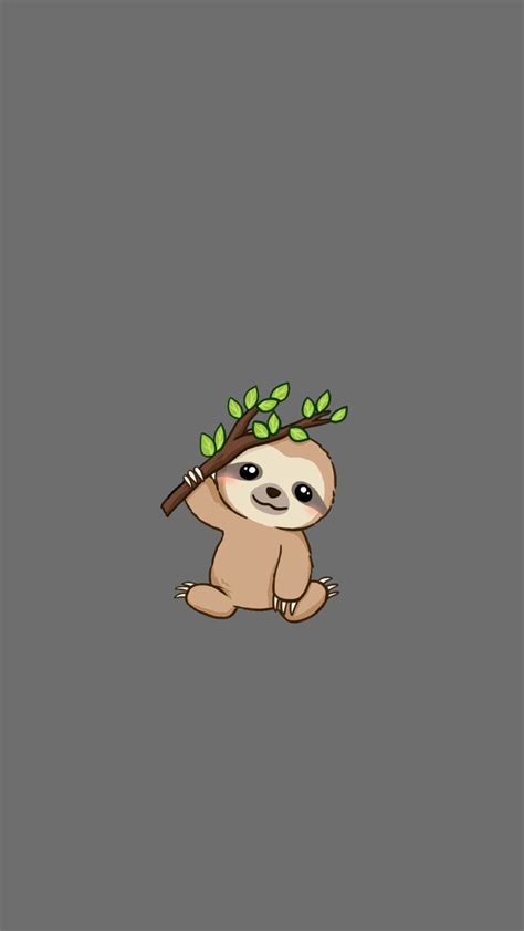 Cute Sloth Wallpaper