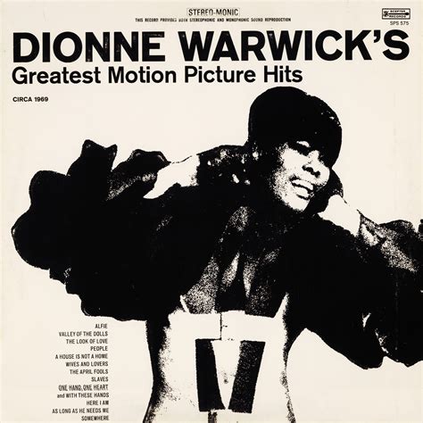 Dionne Warwick’s Greatest Motion Picture Hits Dionne Warwick