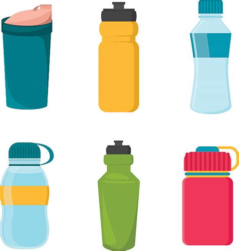 Water Bottles Illustrations Royalty Free Vector Graphics