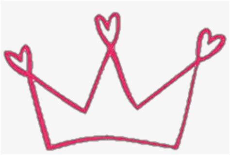 Crown Tumblr Hearts Love Aesthetic Sticker Picsart Transparent Png