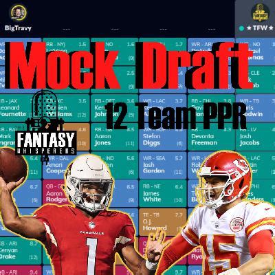 Our drafters are the most dedicated fantasy football players. 2020 NFL Fantasy Football Mock Draft 12 team PPR on ...